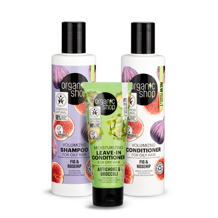 Foto do Produto Kit Essencial Cabelos Mistos Organic Shop