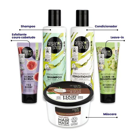 Foto do Produto Kit Ultra Supremo Antiqueda Organic Shop