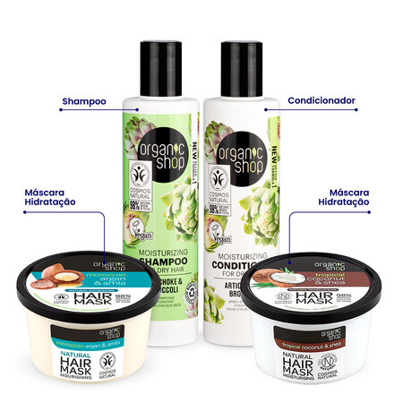 Foto do Produto Kit Supremo Cabelo Cacheado Organic Shop