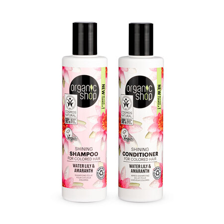 Foto do Produto Kit shampoo e Condicionador Cabelos Coloridos Organic Shop