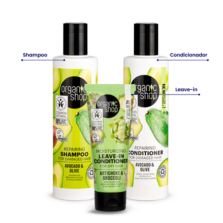 Foto do Produto Kit Básico Cabelo Crespo Organic Shop