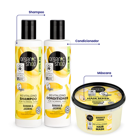 Foto do Produto Kit Premium Cabelo Liso Organic Shop