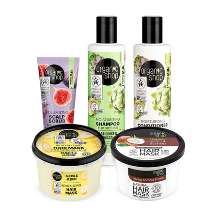 Foto do Produto Kit Ultra Tratamento Cabelo Ondulado Organic Shop