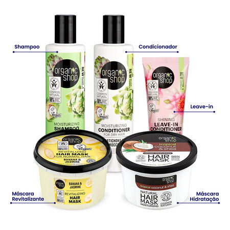Foto do Produto Kit Supremo Cabelo Ondulado Organic Shop