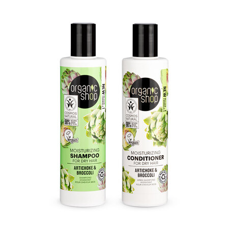 Foto do Produto Kit Shampoo e Condicionador Hidratação Cabelo Seco Organic Shop