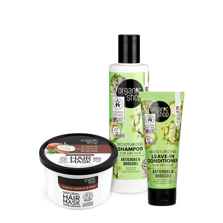 Foto do Produto Kit Básico Hidratação Cabelo Seco Organic Shop