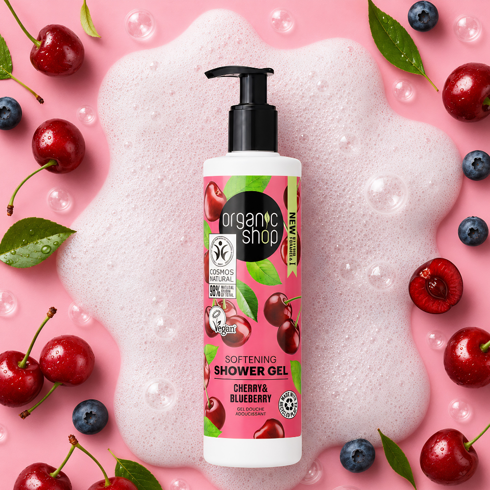 B&L ORGANIC BODY GEL 5本セット Shower Gel Sabonete Líquido Corporal - Cereja e Mirtilo Organic