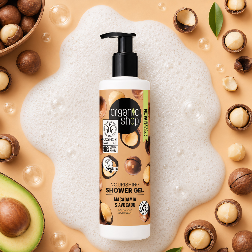 B&L ORGANIC BODY GEL 5本セット Shower Gel Sabonete Líquido Corporal Macadâmia e Abacate Organic