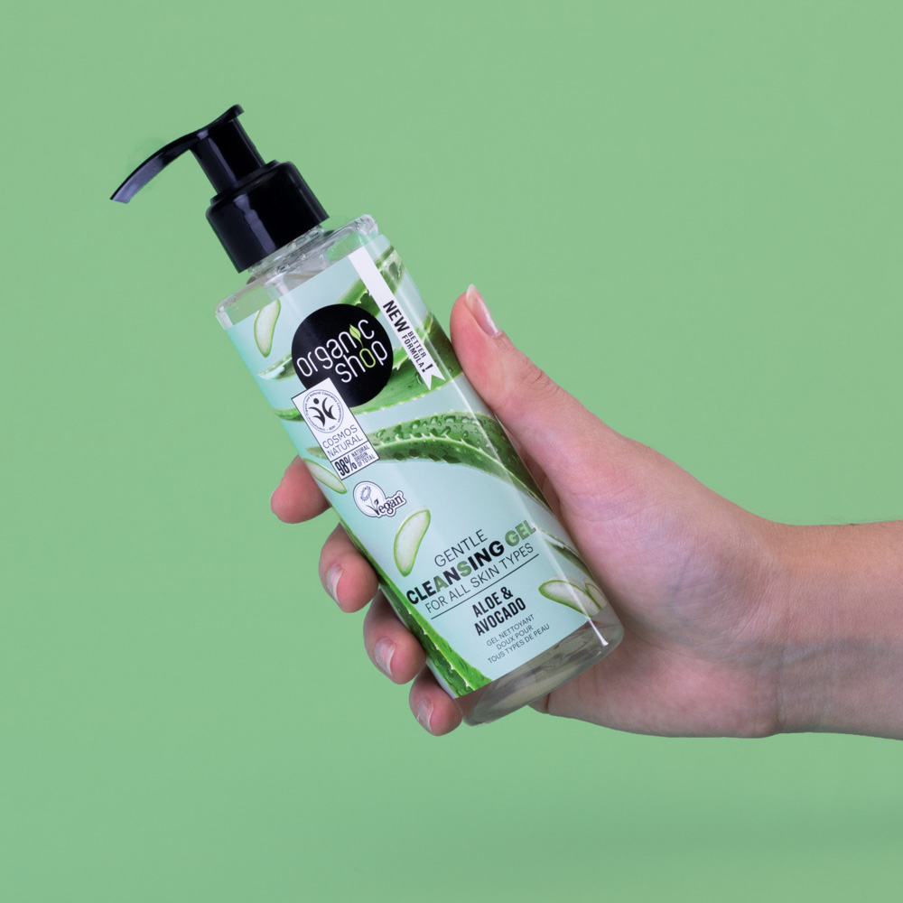 Gel de Limpeza Facial - Aloe Vera e Abacate Organic Shop - Organic