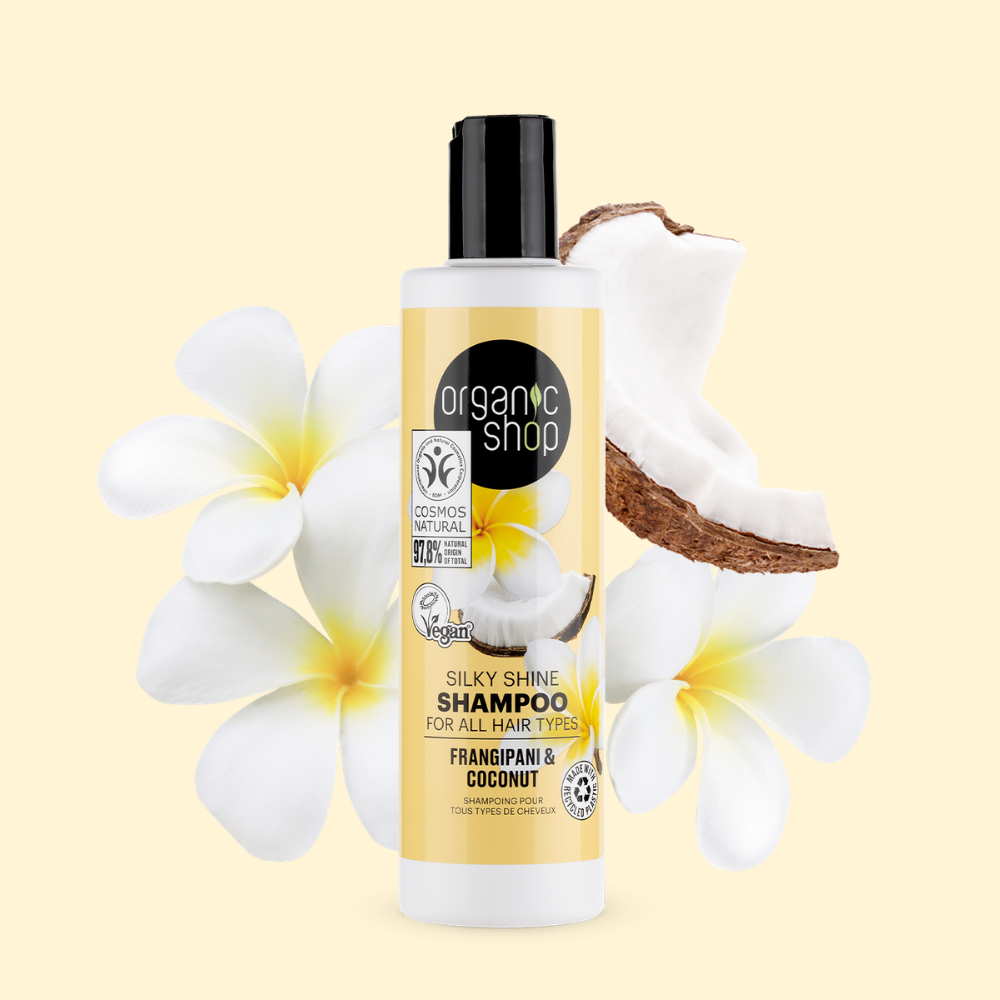 Shampoo Nutritivo Vegano - Óleo de Coco e Jasmim-Manga Organic