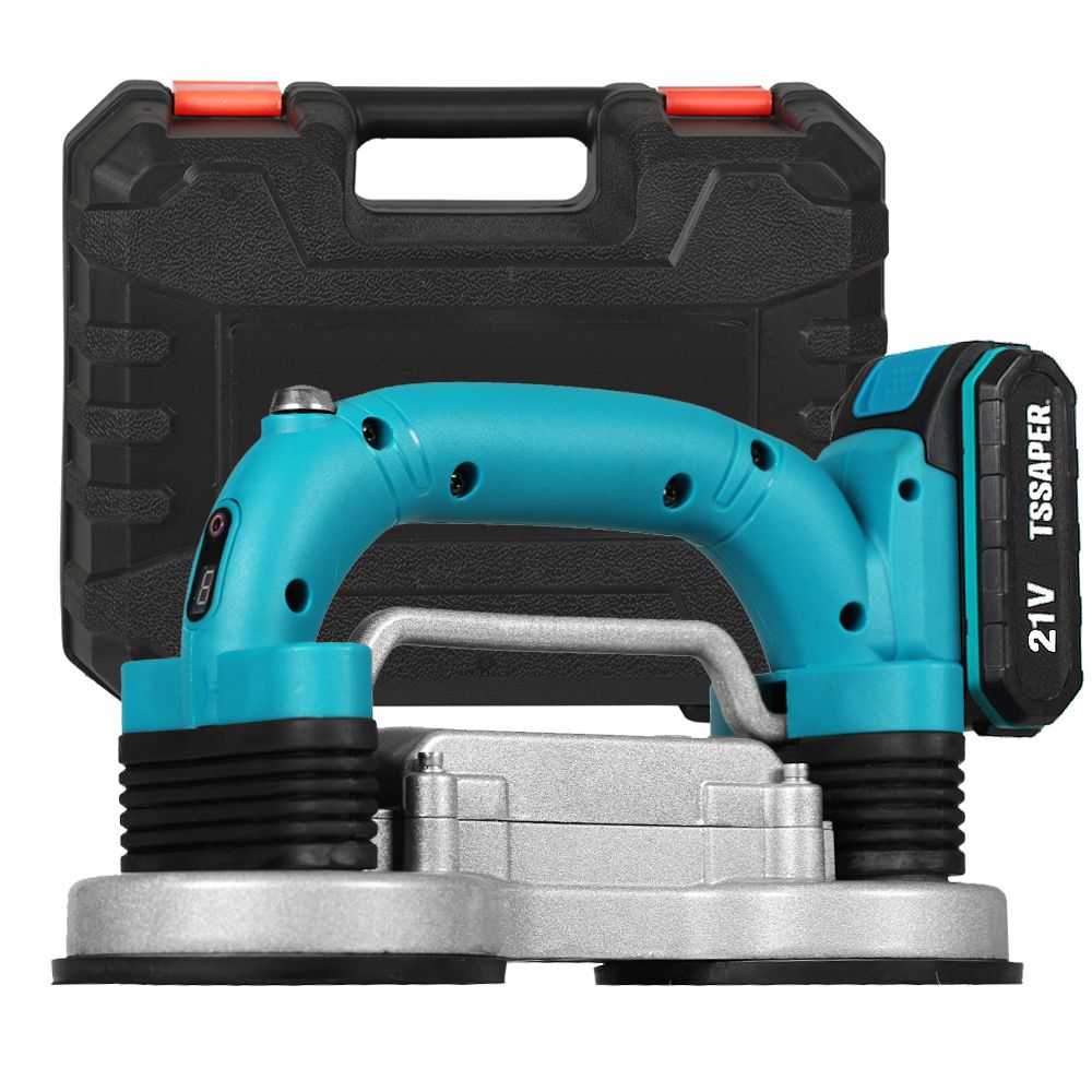 Máquina para assentar piso com ventosa dupla 180w à bateria 21v