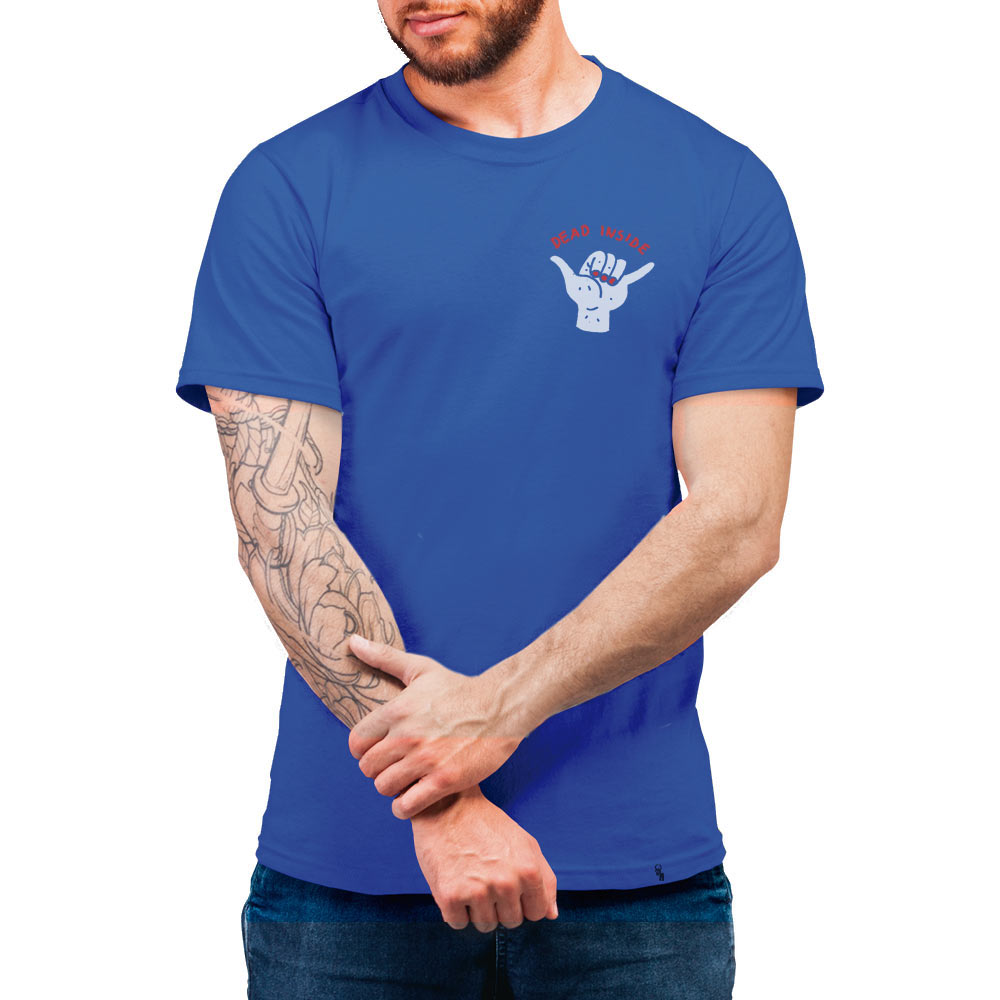 Dead Inside Hangloose Camiseta Basicona Unissex El Cabriton Camisetas Online Vamos colocar mais arte no mundo