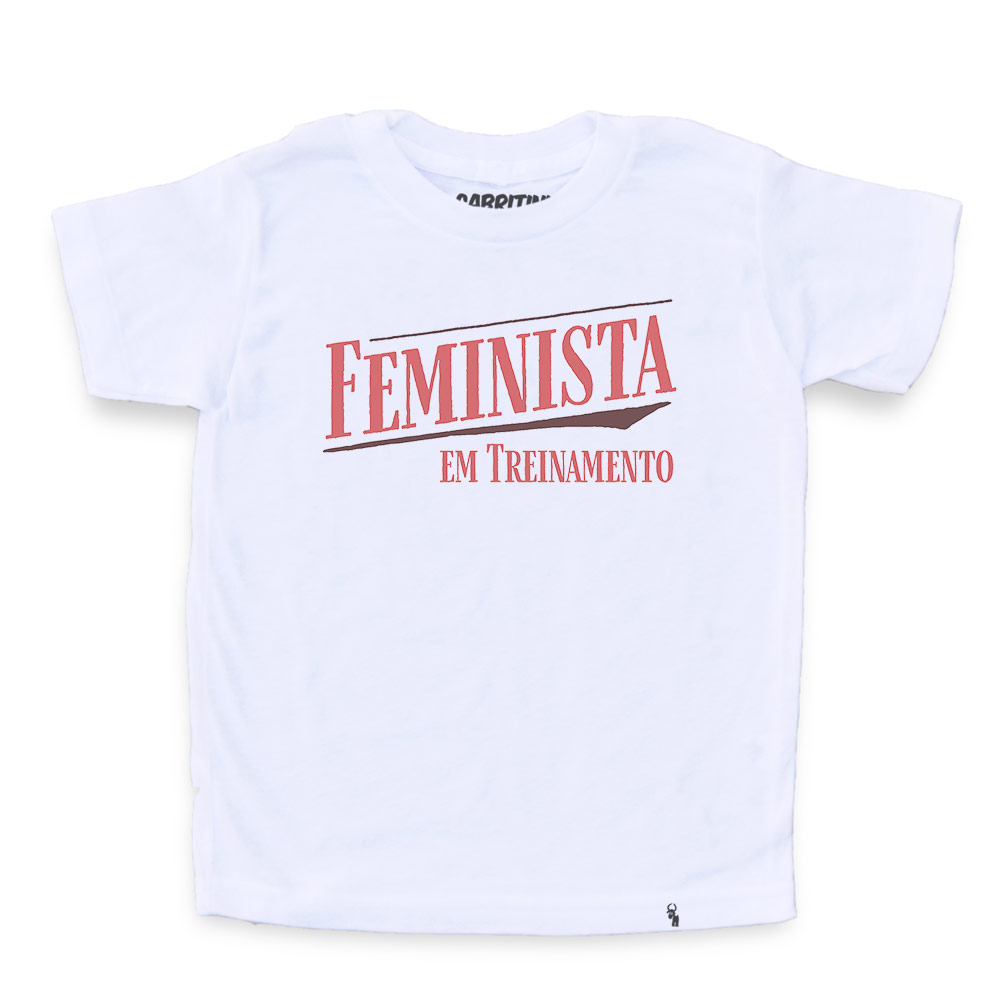 Feminista em Treinamento Camiseta Classica Infantil El Cabriton Camisetas Online Vamos colocar mais arte no mundo