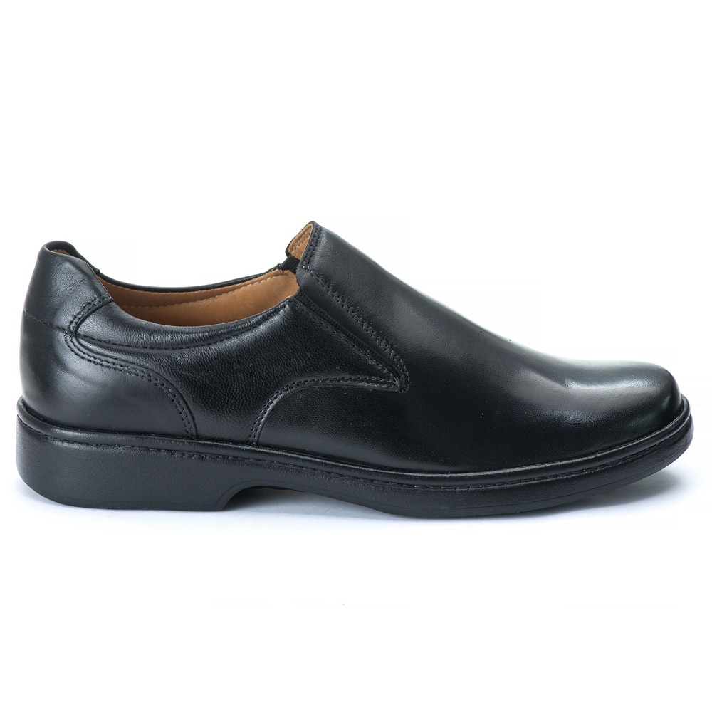 Sapato Comfort Masculino Couro Carneiro Palmilha Anat mica Calce F