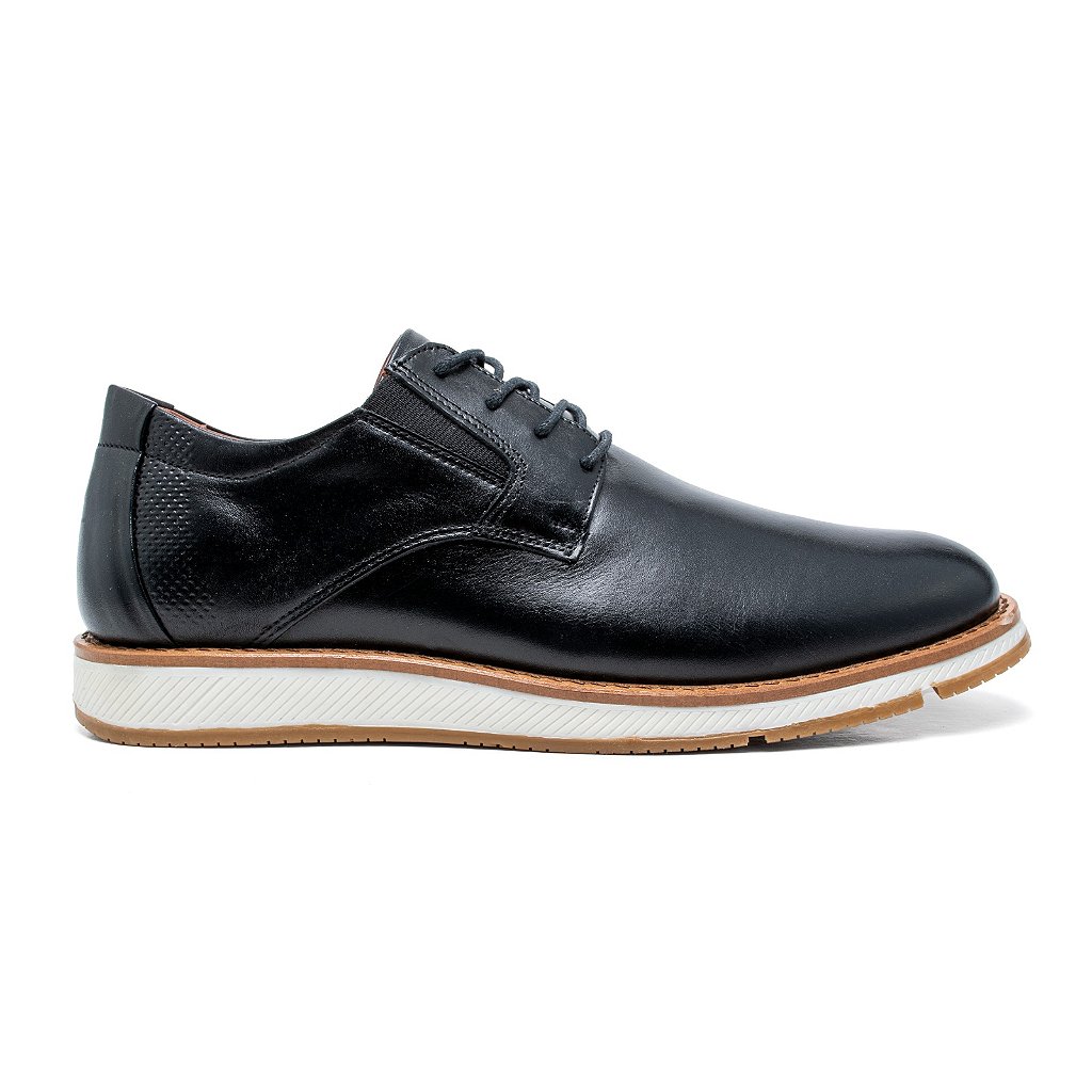 ガーゴイル Sapato Masculino Oxford Couro Legítimo Eccelenza - Preto - Medical