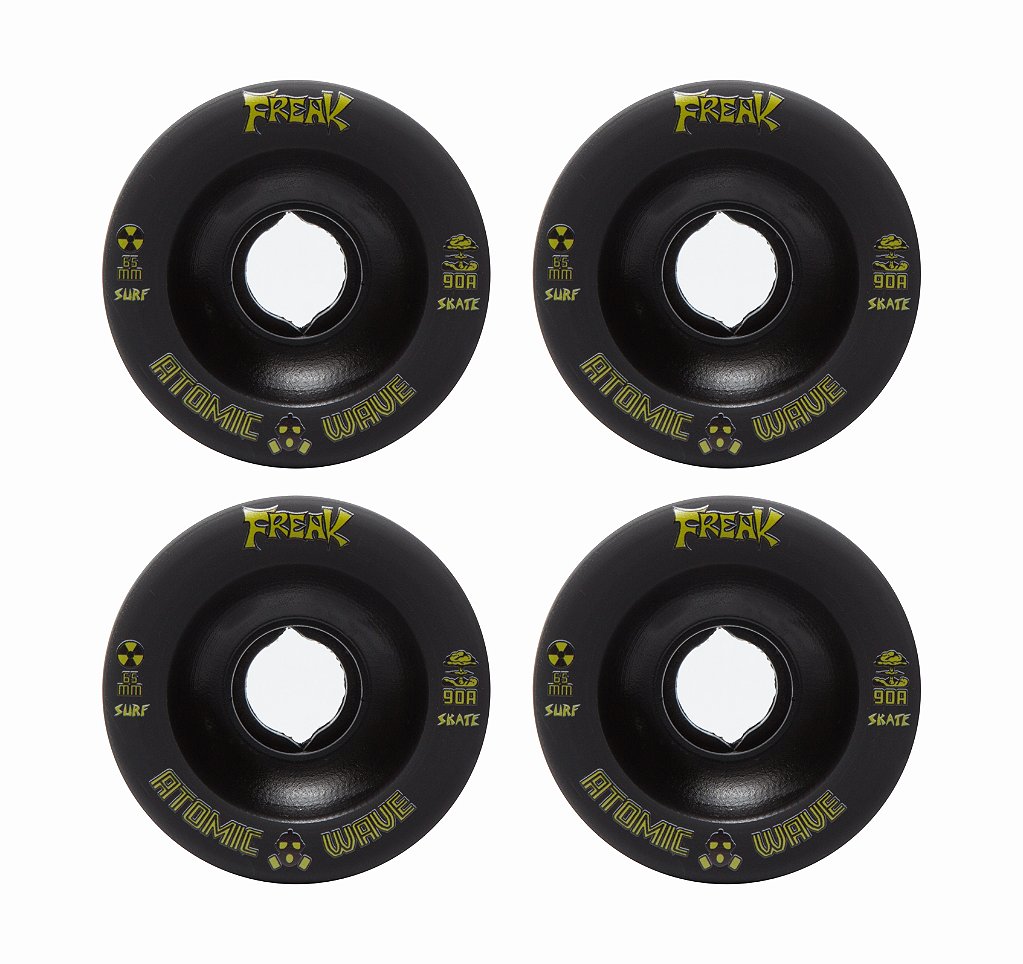 Rodas para Simulador de Surf | Rodas FREAK SurfSkate | 90a 65mm