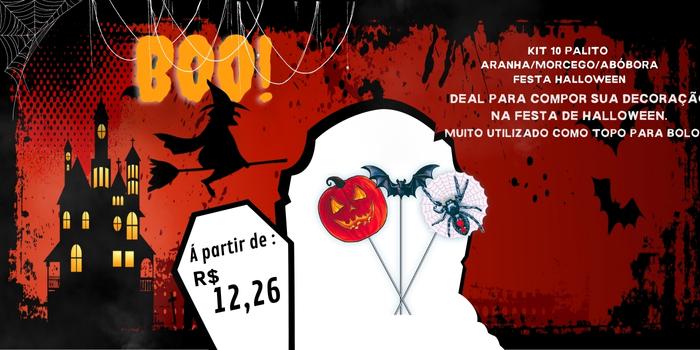Kit Fantasia Bruxa Vassoura Chapéu Festa Halloween Luxo - DHS SHOP - Site  Oficial