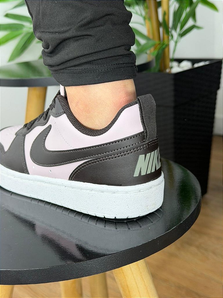 Tênis Nike Court Borough Low Woman Rose/Brun DV5456-601 - Granfino