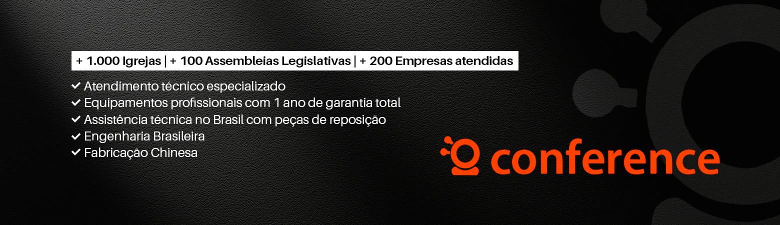 Conference Lider em câmeras e equipamentos para transmissão ao vivo