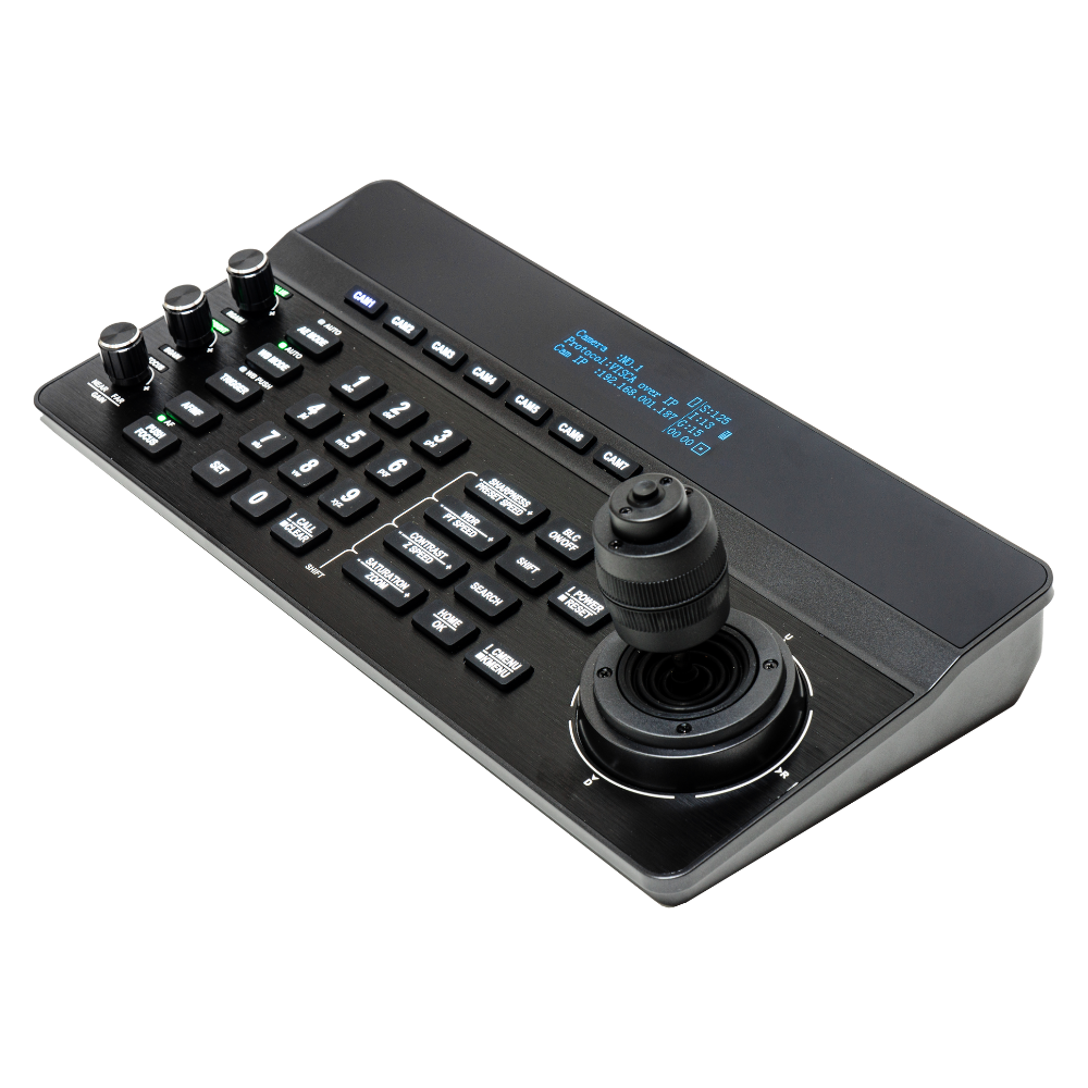 Joystick IP & NDI JTK3 | Controle PTZ Profissional para Estúdios e