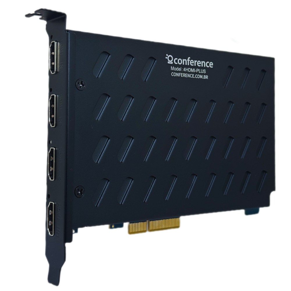 Church Quattro vMix — Kit 4 câmeras PTZ 20x para igrejas com placa