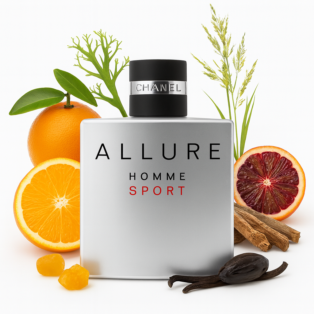 CHANEL ALLURE HOMME SPORT コロン 100ml ALLURE HOMME SPORT COLÔNIA EM SPRAY - 100 e 150ml | CHANEL