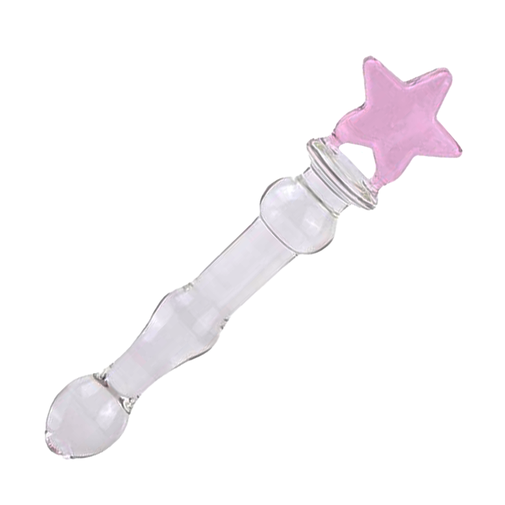 plug anal cristal Plug Anal de Vidro Cristal Pleasure - Estrela