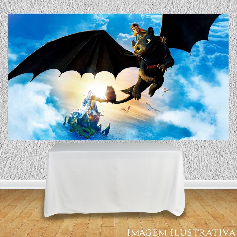 Painel Para Decoracao Como Treinar Seu Dragao Voando Ii Festa Painel Para Decoracao Como Treinar Seu Dragao Voando Ii Festa