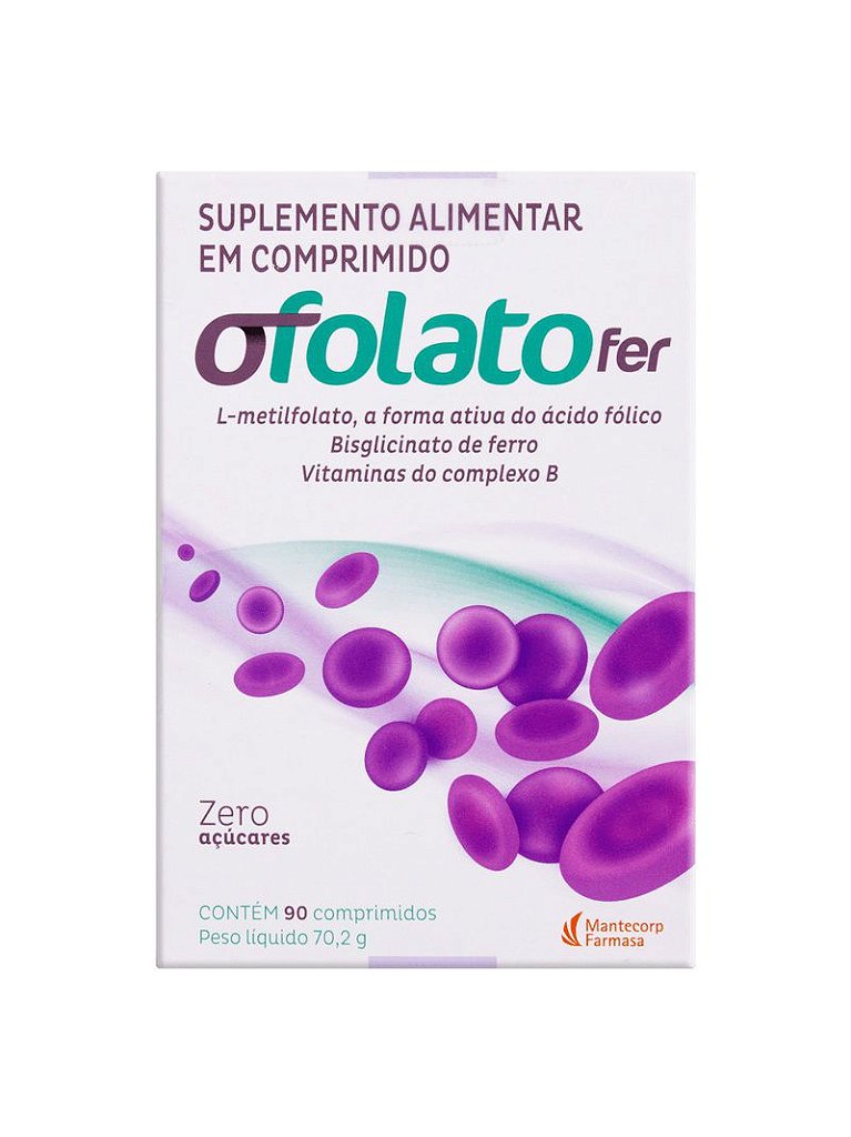 Suplemento Alimentar Ofolato Fer 90 Comprimidos - Resilifarma - Saúde em  primeiro lugar