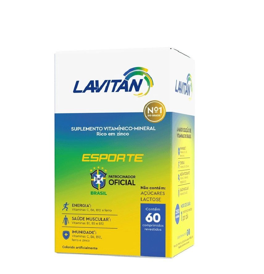 Suplemento Vitamínico-mineral Lavitan A-z Original 60 Comprimidos - D'Or  Mais Saúde