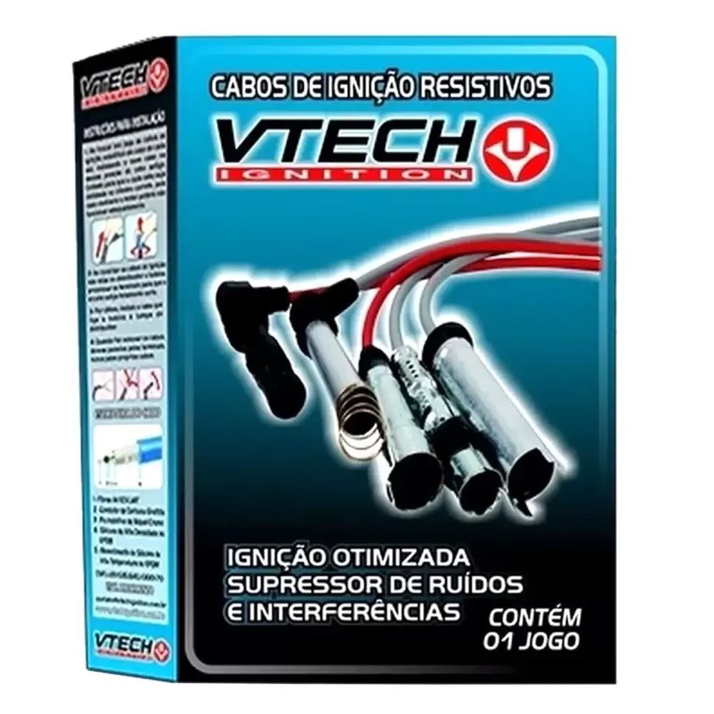 Jogo de Cabo e 6 Velas Chevrolet Omega Suprema 4.1 6