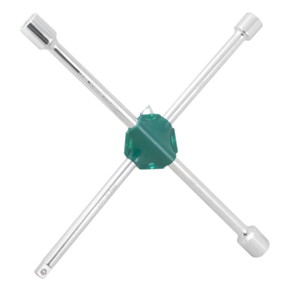 Chave De Roda Tipo Cruz 17 X 19 X 21mm Com Quadrado 1/2pol. - Sata