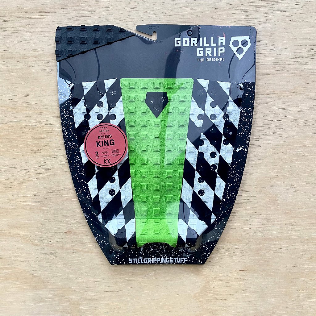 Gorilla Grip - Kyuss King - Traction Pad Green Race Check