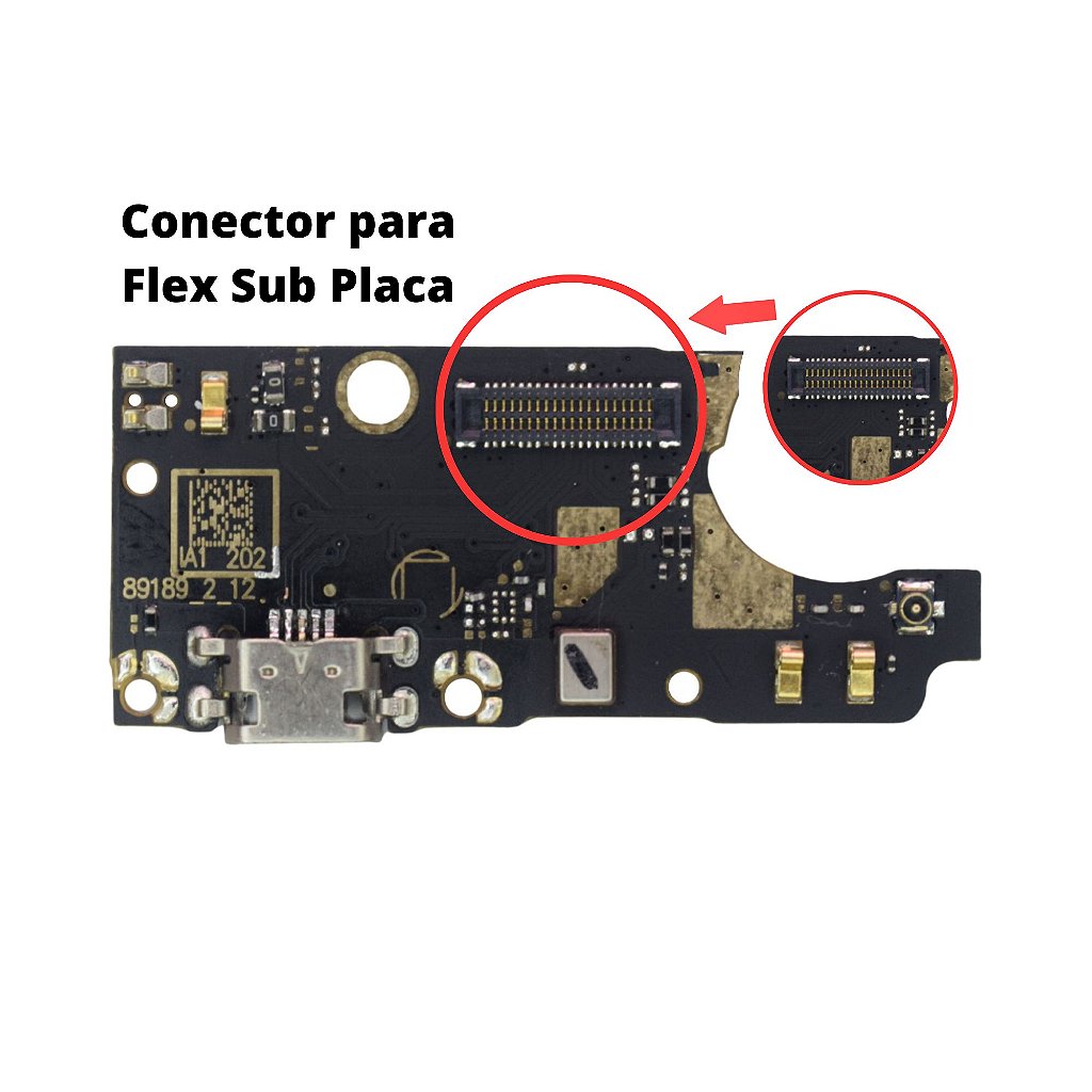 Placa Carga Zenfone 5 Selfie (zc600kl) TURBO - PK Mobile - A sua