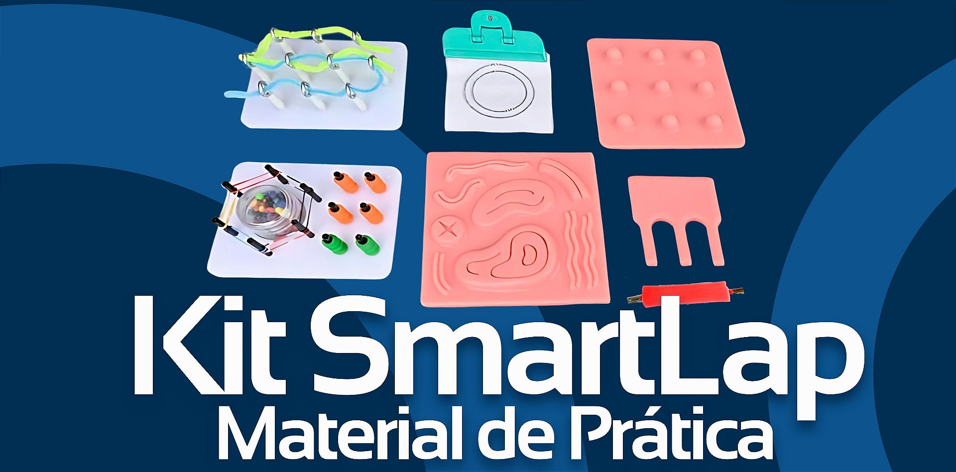 Kit Pincas Simulador Video Laparoscopia, LapSkill, LapBox, LapSix, RS Solucoes Medicas