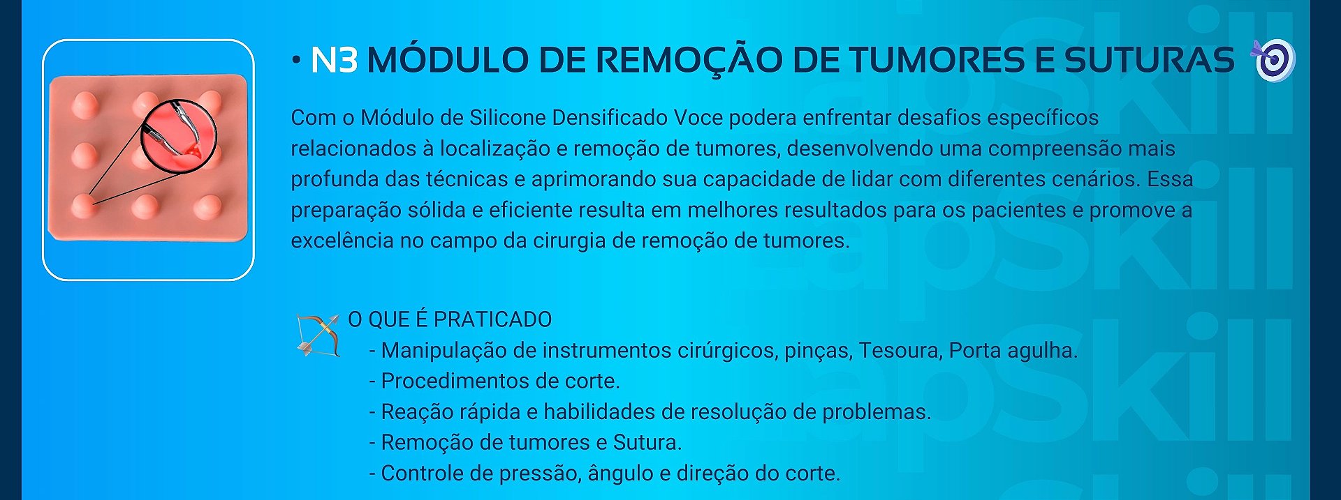 Kit Pincas Simulador Video Laparoscopia, LapSkill, LapBox, LapSix, RS Solucoes Medicas