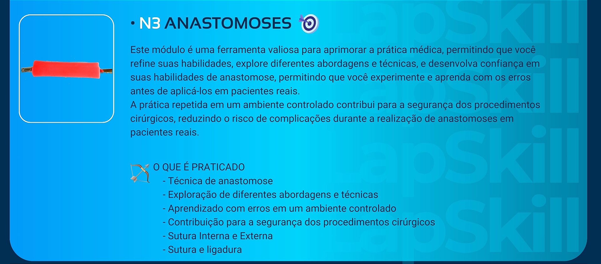 Kit Pincas Simulador Video Laparoscopia, LapSkill, LapBox, LapSix, RS Solucoes Medicas