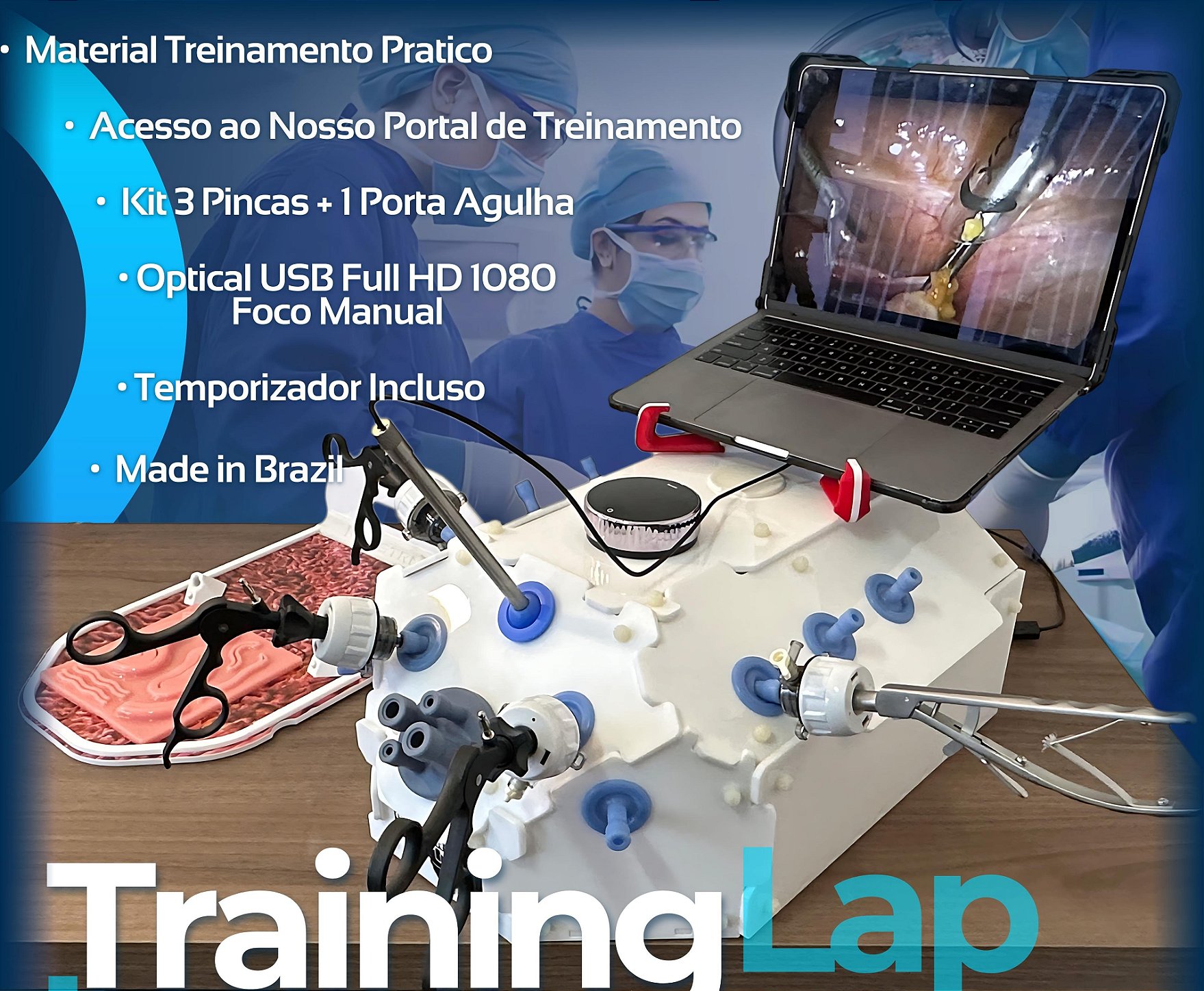 Simulador Video Laparoscopia, LapSkill, LapBox, LapSix, RS Solucoes Medicas