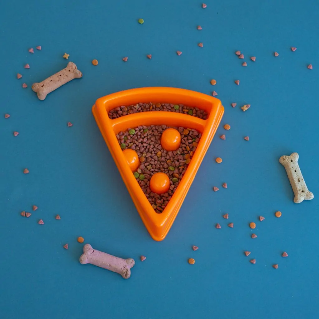 ドッグフード Laughter0531 Happy Bowl Pizza – Comedouro Lento para Cães Zippy Paws - Fandog