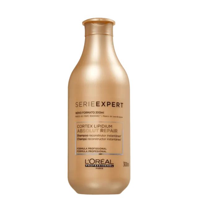 Shampoo Absolut L'Oréal Professionnel Repair Cortex Lipidium 300 ml -  Marlene Beauty - Ampla gama de perfumes importados e produtos de beleza