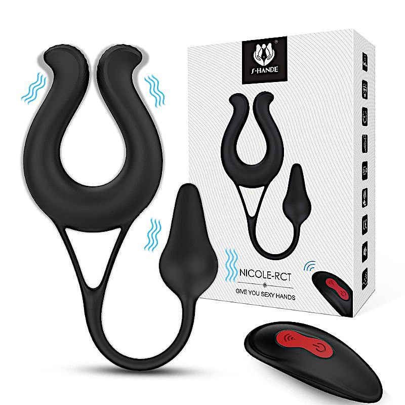 PLUG ANAL MASCULINO COM VIBRADOR SILICONE SEX HANDE NICOLE - Sex Shop  Online com Envio Discreto | Loja Spicy