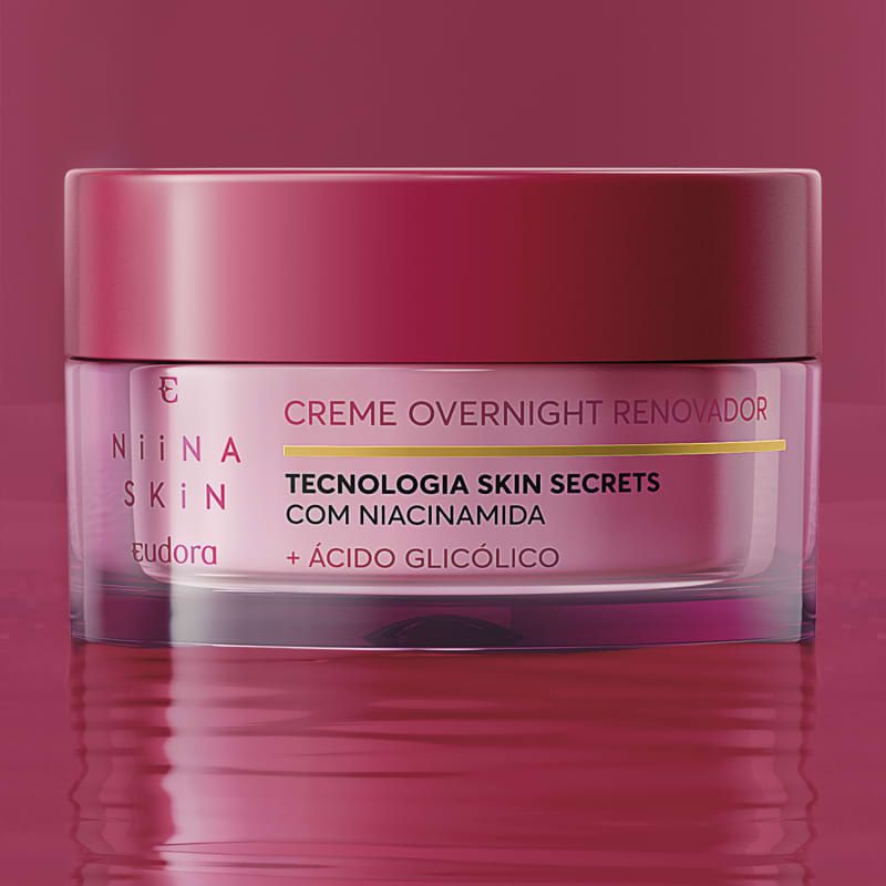 LANÇAMENTO: Creme Overnight Renovador Niina Secrets Skin 45g
