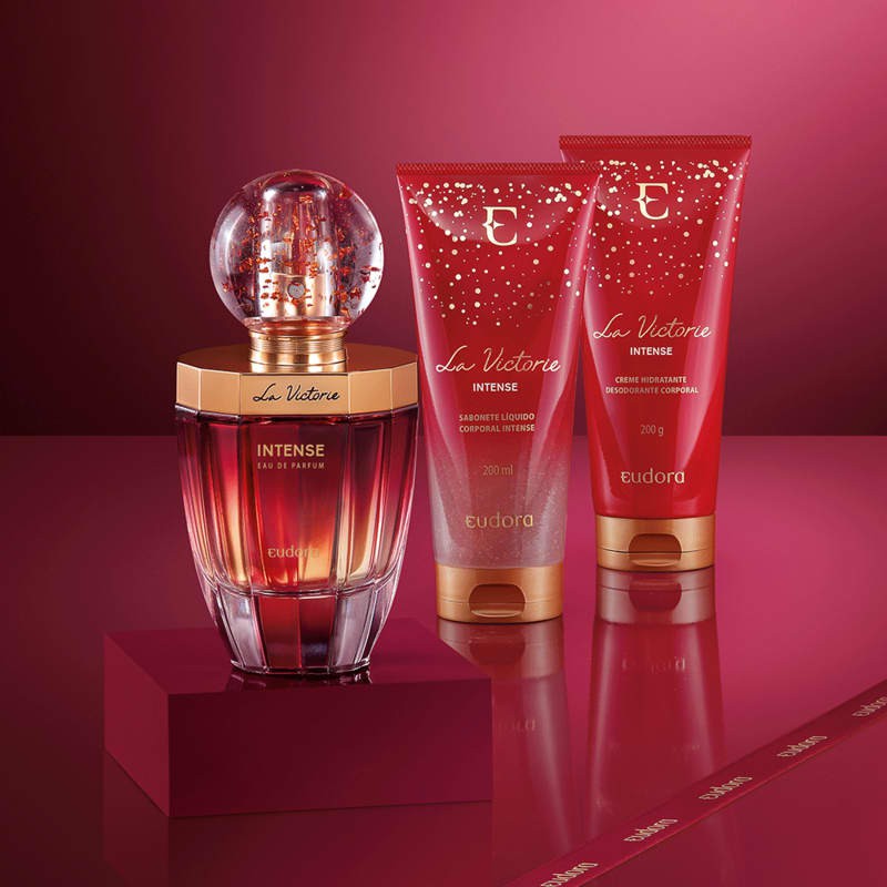 Kit Completo La Victorie Intense + Caixa Presenteável - Cosmeticos