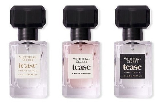 Kit 3 Miniaturas Tease Victoria's Secret 7ml cada - Cosmeticos da ray