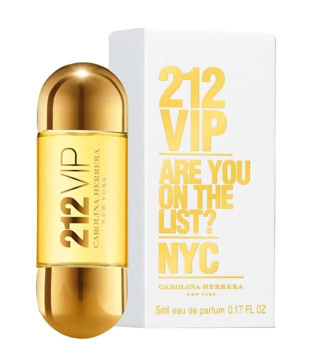 Miniatura 212 Vip Feminino Carolina Herrera Eau de Parfum 5ml