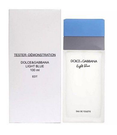 Caixa Tester Eau de Toilette Light Blue DG Perfume Feminino
