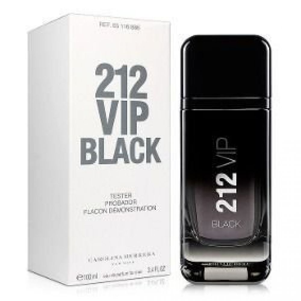 Caixa Tester Eau de Parfum 212 Vip Black Carolina Herrera100ml