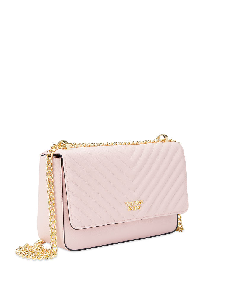 Bolsa Victoria's Secret Medium Shoulder Bag Rosa - Cosmeticos da ray