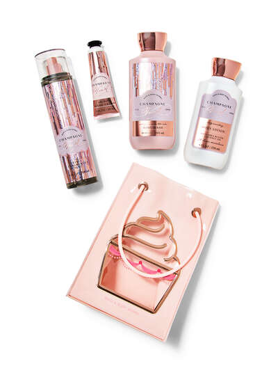 Kit Champagne Toast Bath & Body Works (5 itens) - Cosmeticos da ray