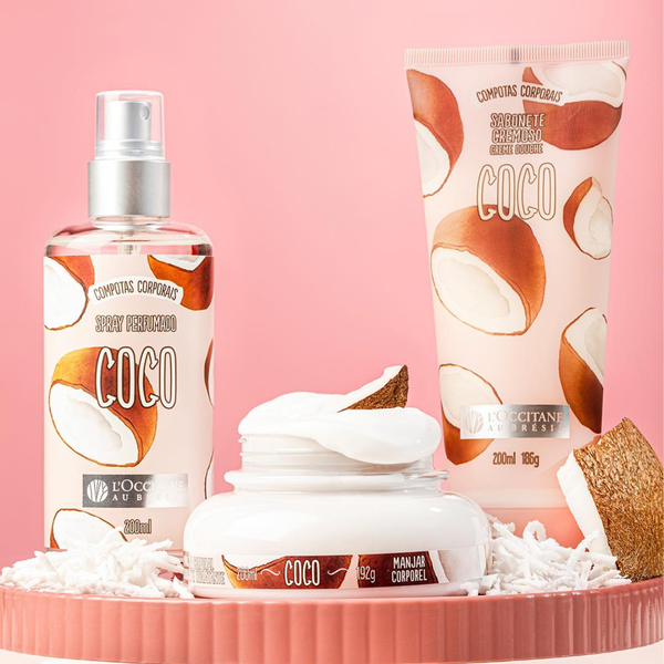Manjar Corporal Desodorante Hidratante Coco L'Occitane 200ml